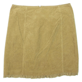 Womens Mini Skirt Green Short M