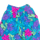 BOBBY BROOKS Womens Chino Shorts Blue 90s Floral S W24