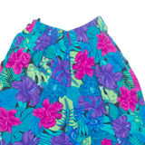 BOBBY BROOKS Womens Chino Shorts Blue 90s Floral S W24