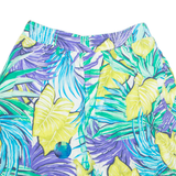 SOPHISICATES Womens Chino Shorts Blue 90s Floral S W26