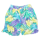 SOPHISICATES Womens Chino Shorts Blue 90s Floral S W26