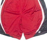 STARTER Mens Sports Shorts Red L W32