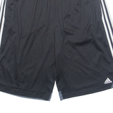 ADIDAS Mens Sports Shorts Black XL W34