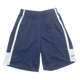 NIKE DRI FIT Mens Sports Shorts Blue M W26
