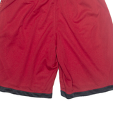NIKE Basketball Mens Sports Shorts Red S W26