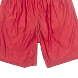 NIKE Mens Sports Shorts Red L W28