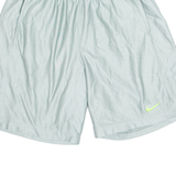 NIKE Mens Sports Shorts Silver L W30