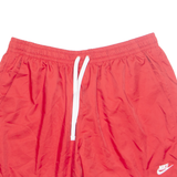 NIKE Mesh Lined Mens Swimming Shorts Red XL W34