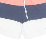 NAUTICA Mesh Lined Mens Swimming Shorts Pink Colourblock M W31