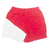 TOMMY HILFIGER Mesh Lined Mens Swimming Shorts Red Colourblock XL W30