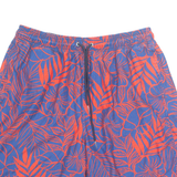 NAUTICA Mesh Lined Mens Swimming Shorts Blue Floral L W30