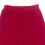 CABIN CREEK Womens Chino Shorts Red 90s M W30