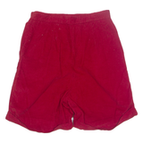 CABIN CREEK Womens Chino Shorts Red 90s M W30