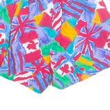 SPEEDO Mens Swimming Shorts Blue 90s Crazy Pattern S W22