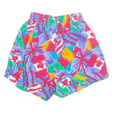 SPEEDO Mens Swimming Shorts Blue 90s Crazy Pattern S W22