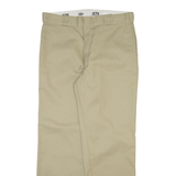DICKIES 874 Workwear Mens Trousers Beige Regular Straight W36 L32