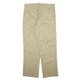 DICKIES 874 Workwear Mens Trousers Beige Regular Straight W36 L32
