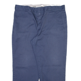 DICKIES 874 Workwear Mens Trousers Blue Regular Straight W38 L28