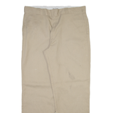 DICKIES 874 Workwear Mens Trousers Beige Regular Straight W38 L32