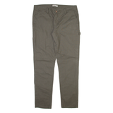 DICKIES Carpenter Womens Trousers Grey Slim Straight W34 L31