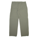 ADIDAS Detachable Legs Mens Trousers Grey Regular Straight W30 L30