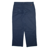 DICKIES Mens Trousers Blue Relaxed Straight W35 L30