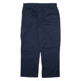 DICKIES Cargo Mens Trousers Blue Relaxed Straight W36 L28