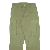 AIR JORDAN Cargo Mens Trousers Green Relaxed Straight W30 L29