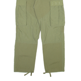 AIR JORDAN Cargo Mens Trousers Green Relaxed Straight W30 L29