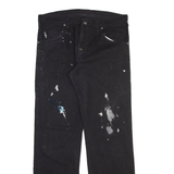 DICKIES Mens Trousers Black Regular Straight W32 L32