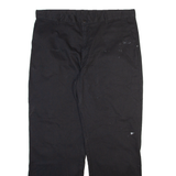 DICKIES Womens Trousers Black Relaxed Straight W38 L31