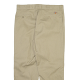 DICKIES 874 Workwear Mens Trousers Beige Regular Straight W38 L29
