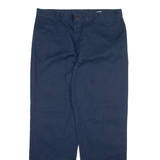 DICKIES Mens Trousers Blue Regular Straight W38 L32