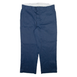 DICKIES Mens Trousers Blue Relaxed Straight W38 L27