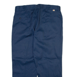 DICKIES Mens Trousers Blue Relaxed Straight W38 L27