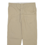 DICKIES Mens Trousers Beige Slim Straight W34 L28