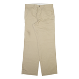 DICKIES Mens Trousers Beige Regular Straight W34 L34