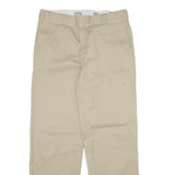 DICKIES 874 Workwear Mens Trousers Beige Regular Straight W34 L30