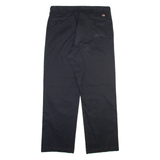 DICKIES Mens Trousers Black Regular Straight W38 L31