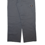 DICKIES Mens Trousers Grey Loose Straight W38 L32