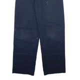 DICKIES Mens Trousers Blue Regular Straight W34 L31