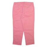 TOMMY HILFIGER Womens Trousers Pink Regular Tapered W32 L26