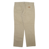 WRANGLER Mens Trousers Beige Regular Straight W35 L30