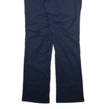 DICKIES Womens Trousers Blue Regular Straight W32 L34