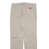 DICKIES Womens Trousers Grey Regular Straight W30 L29