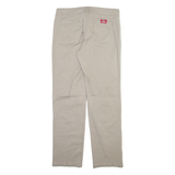 DICKIES Womens Trousers Grey Regular Straight W30 L29