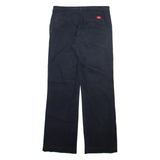 DICKIES Womens Trousers Grey Relaxed Straight W30 L30