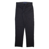 DICKIES Cargo Mens Trousers Black Slim Straight W30 L31