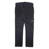 DICKIES Mens Trousers Black Slim Straight W30 L32