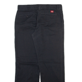 DICKIES 774 Womens Trousers Black Regular Straight W33 L30